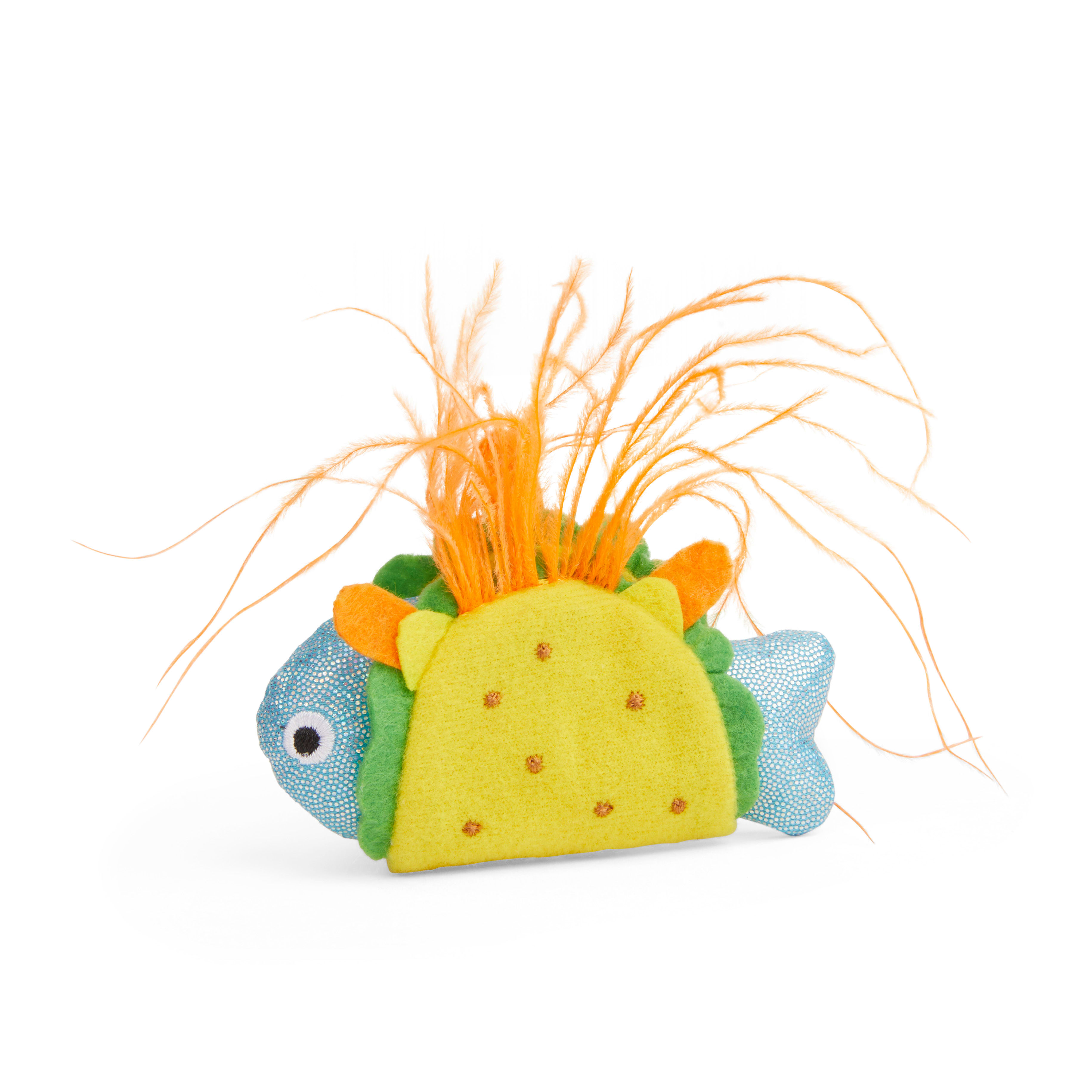 Leaps  Bounds Plush Fish Taco Cat Toy