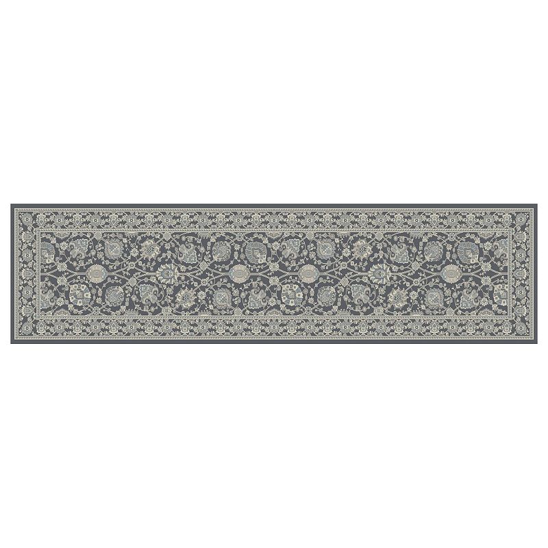 Concord Global Kashan Framed Floral Rug