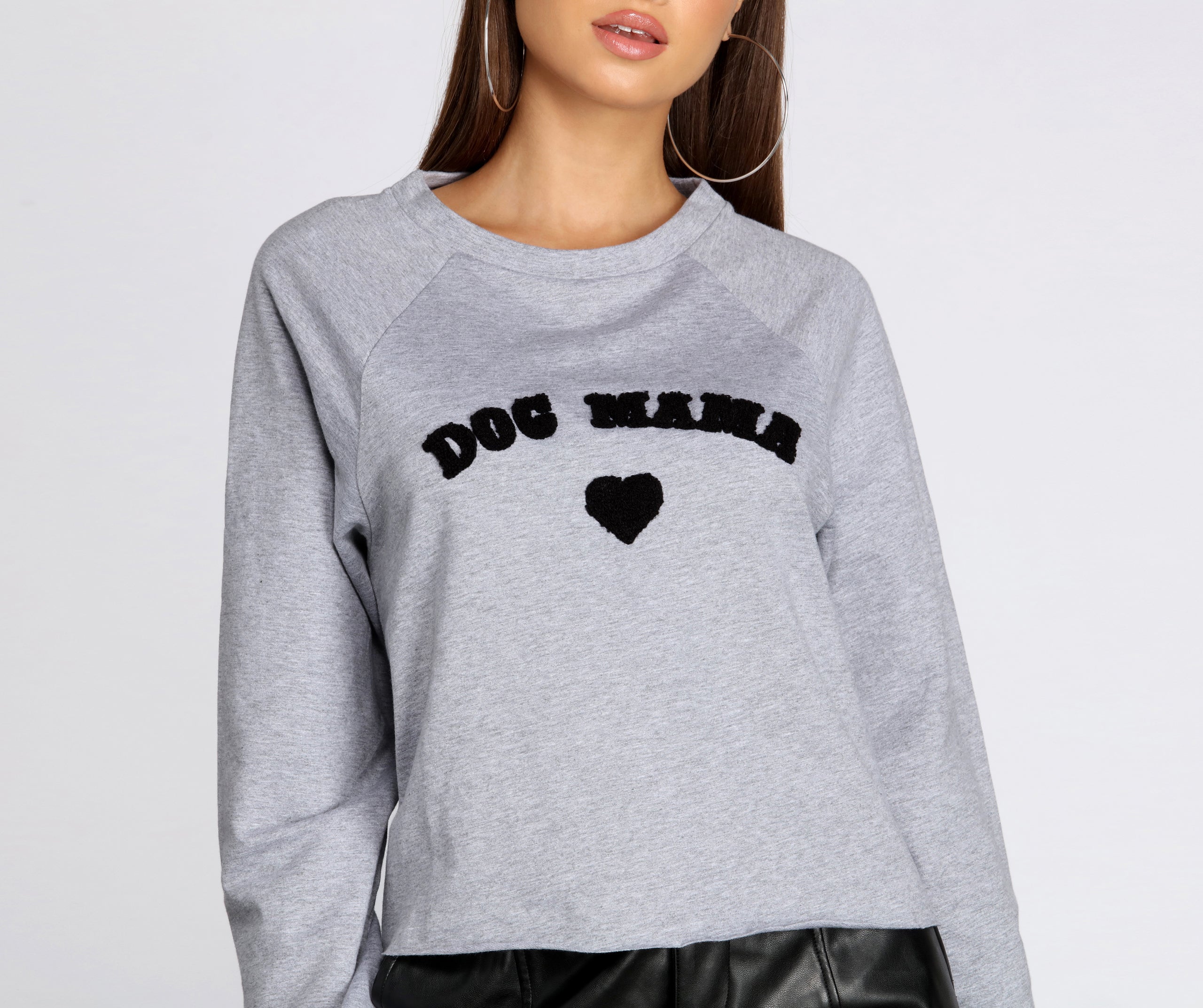 Dog Mama Long Sleeve Pullover