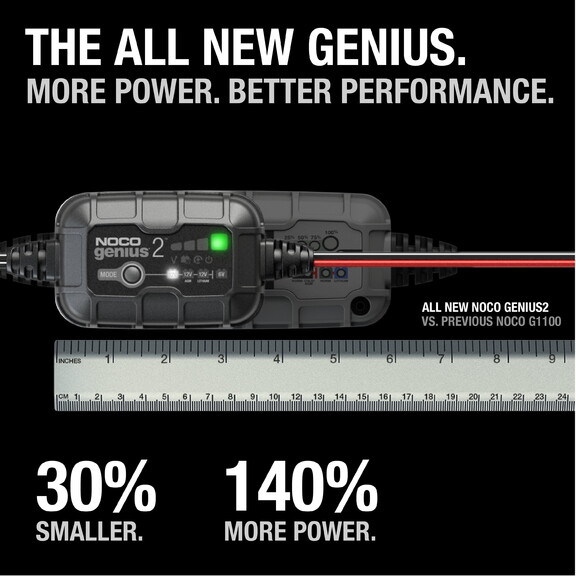 NOCO GENIUS2 NOCO GENIUS2 6V/12V 2A Smart Battery ...