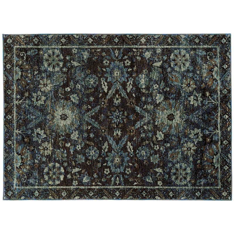 StyleHaven Alexander Floral Ikat Traditional Rug