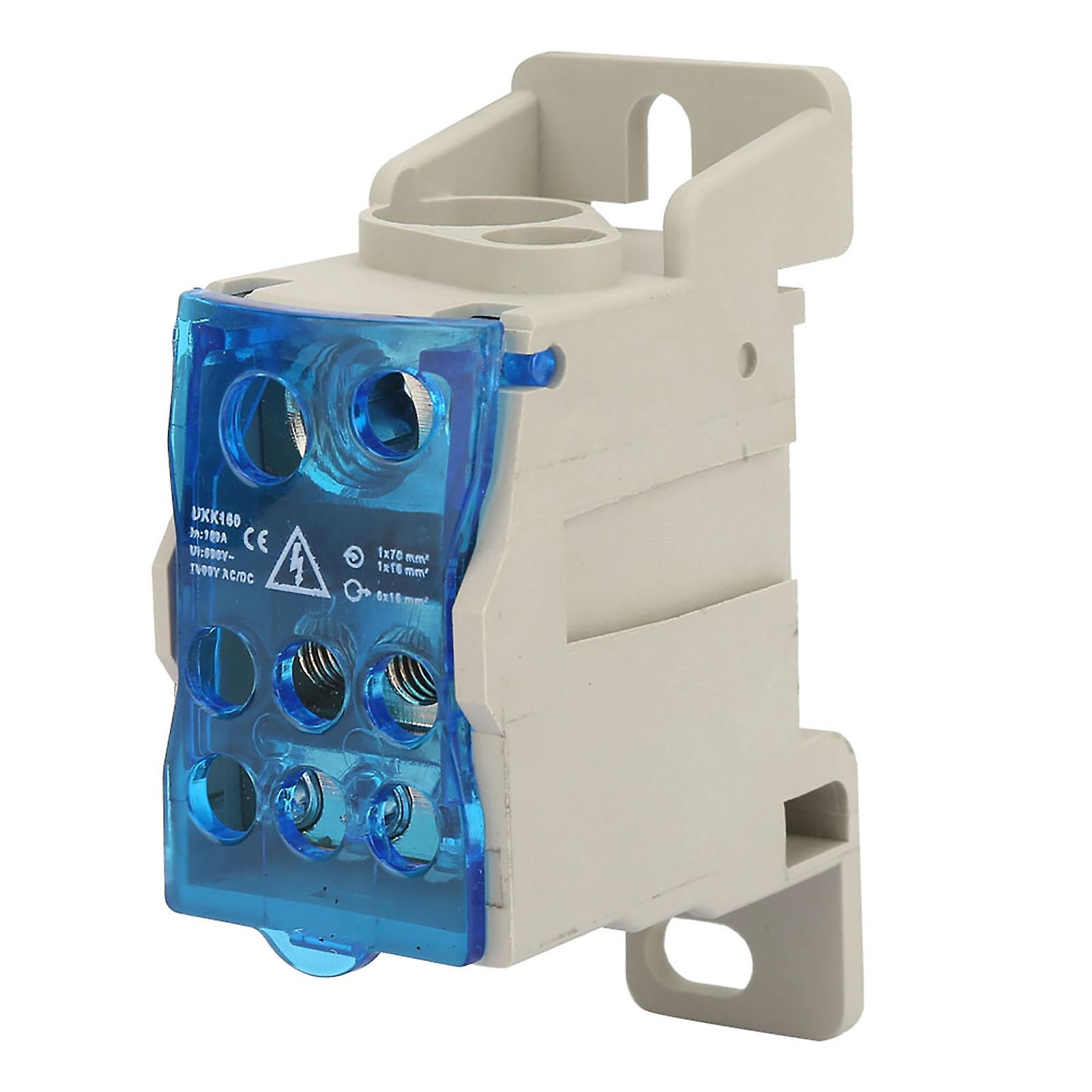 Din Rail Terminal Block Distribution Box Electric Wire Connector Universal Power Junction Box