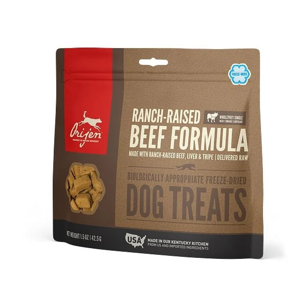 Freeze Dried Ranch Raised Beef Dog Treats;