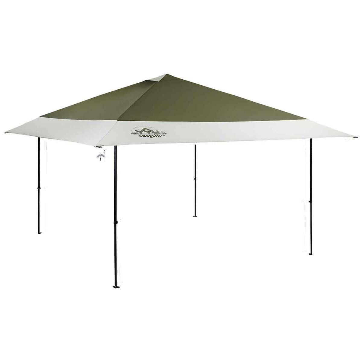 YOLI Solana EasyLift 235 Instant Canopy  Khaki Green and Tan Top