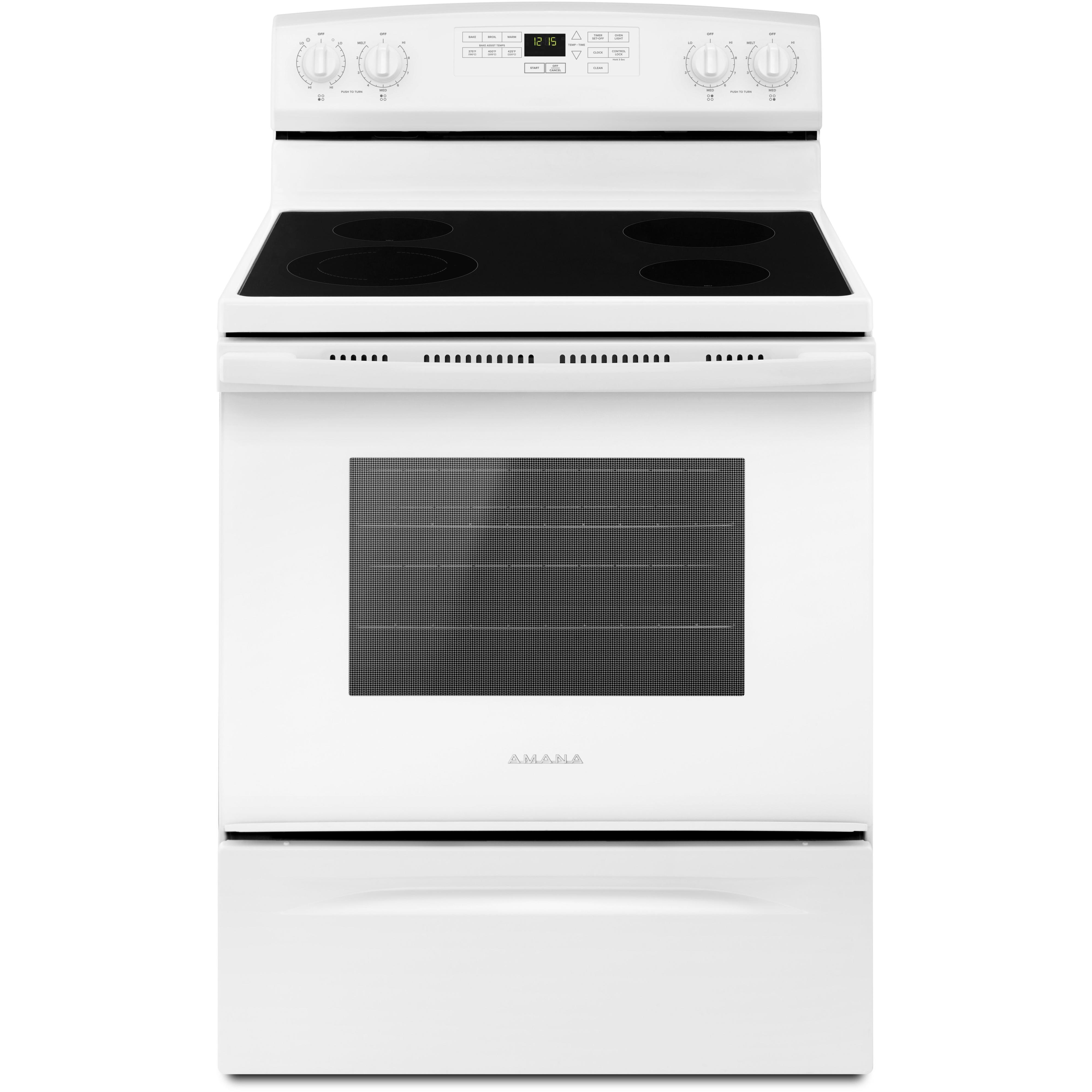 Amana 30in Freestanding Electric Range YAER6603SFW