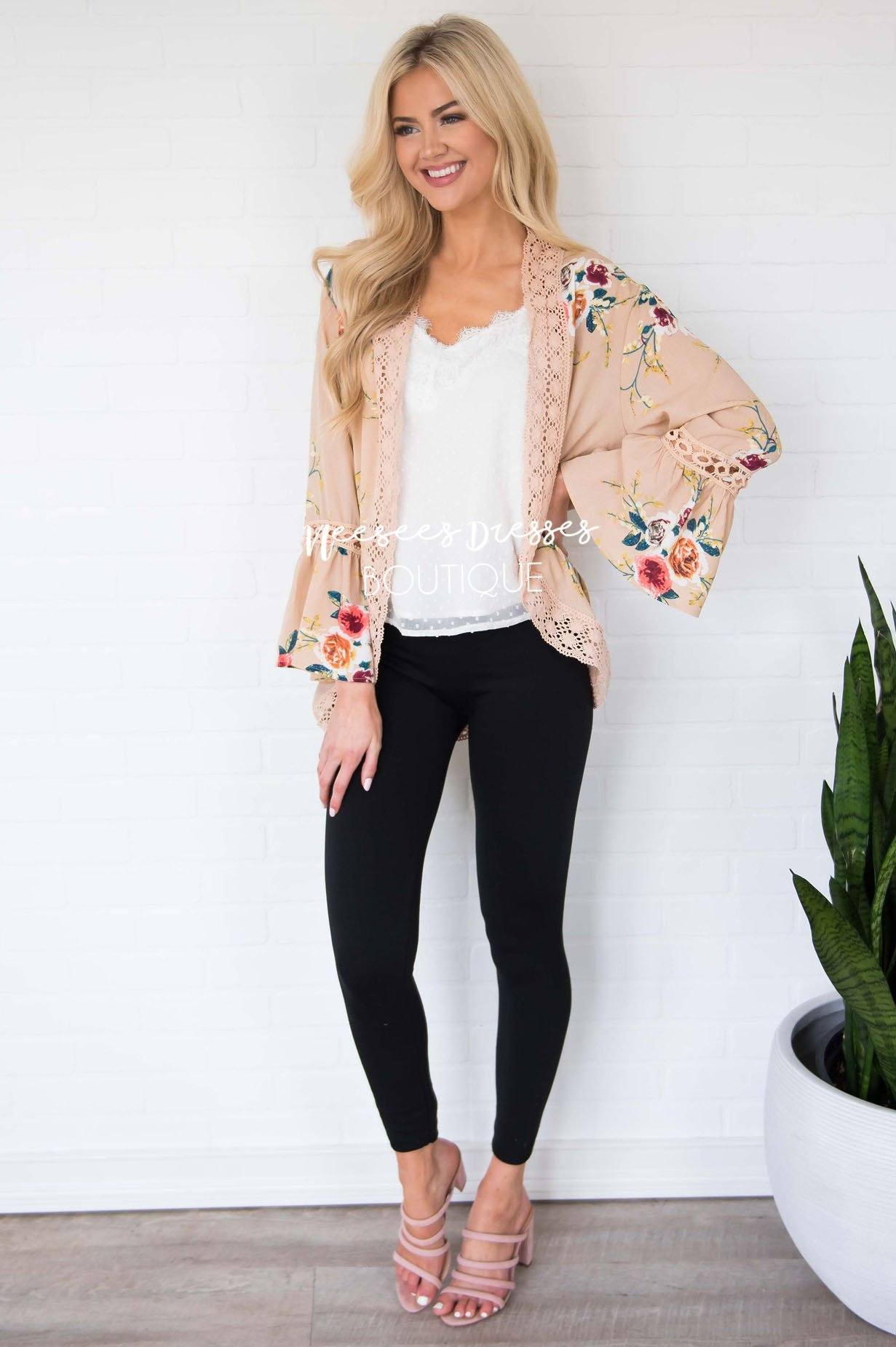 Just Bloom Floral Cardigan