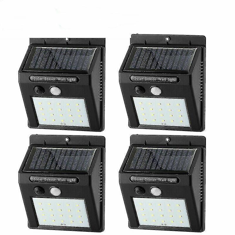 20 Led Waterproof Solar-sensor/motion-sensor Wall Light， Outdoor