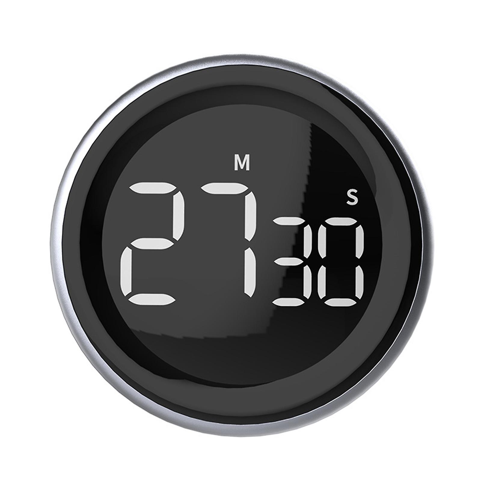 Black Magnet Kitchen Timer Digital Countdown Timers Loud Alarm Large Lcd Display Cooking Timer Clock For Time Management Cooking