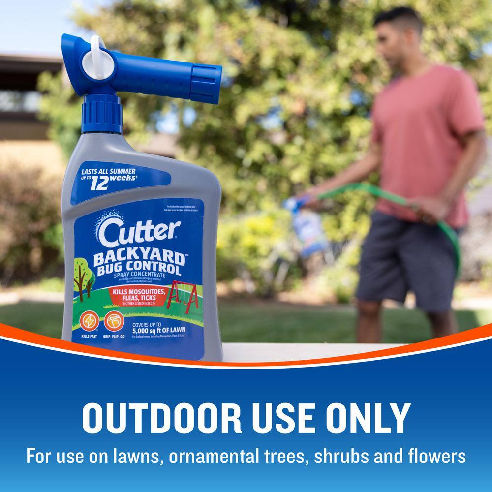 Cutter 32 fl. oz. Concentrate Backyard Bug Control Spray HG-61067-6
