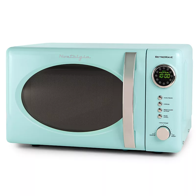 Nostalgia Electrics Retro 700-Watt Countertop Microwave Oven