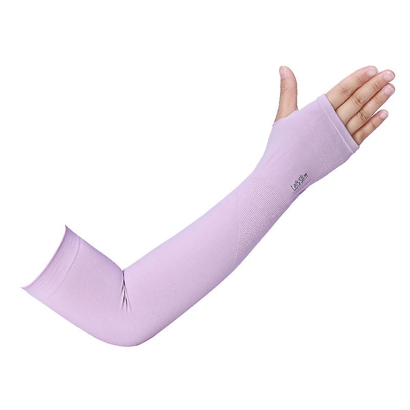 Outdoors Exposed Finger Cooling Arm Sleeves