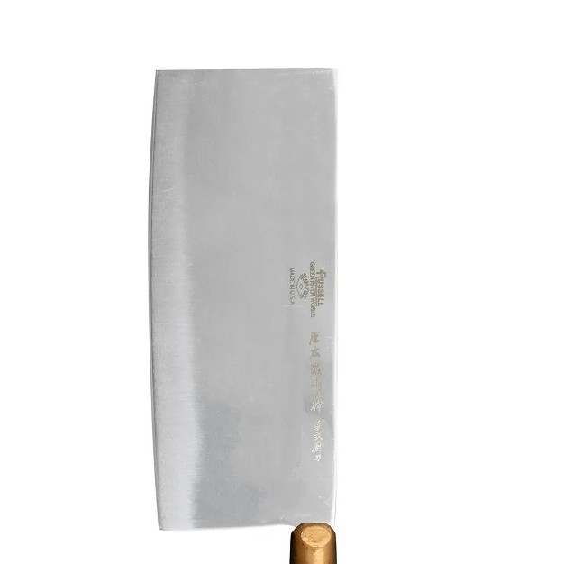 Blade W Hardwood Handle chopping Knife