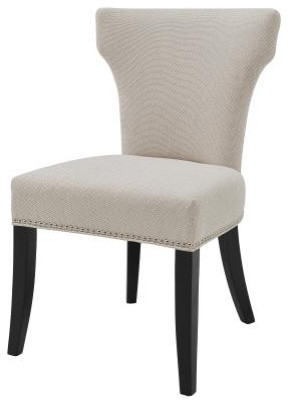 Dresden Fabric Chair  (Set of 2)   Contemporary   Dining Chairs   by VirVentures  Houzz