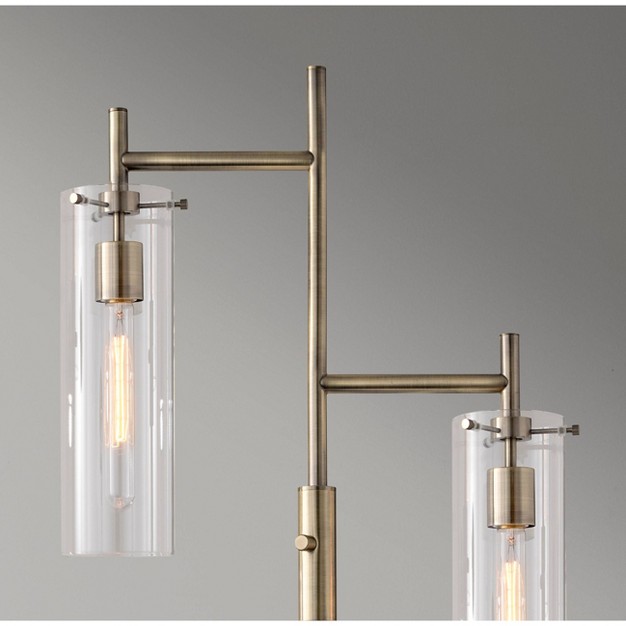 Dalton Floor Lamp includes Light Bulb Brass Adesso