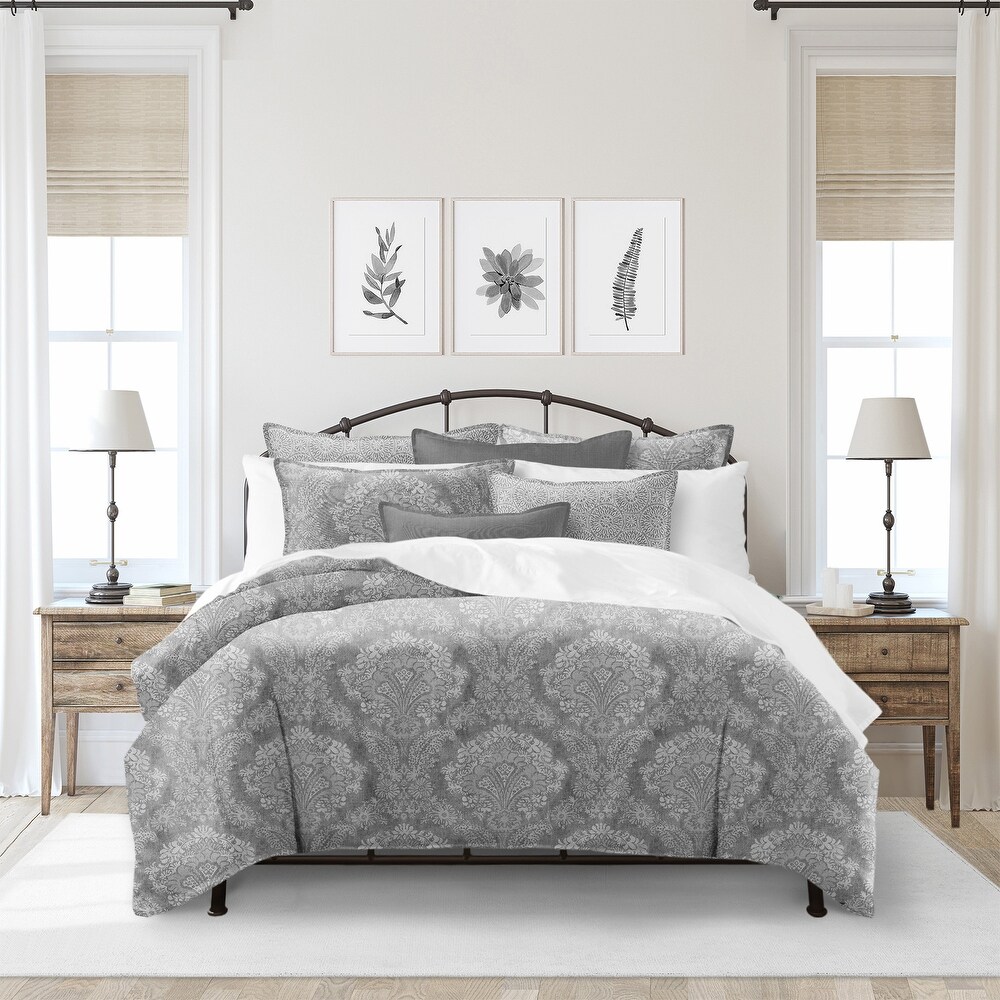 Ophelia Gray Coverlet and Pillow Sham(s) Set