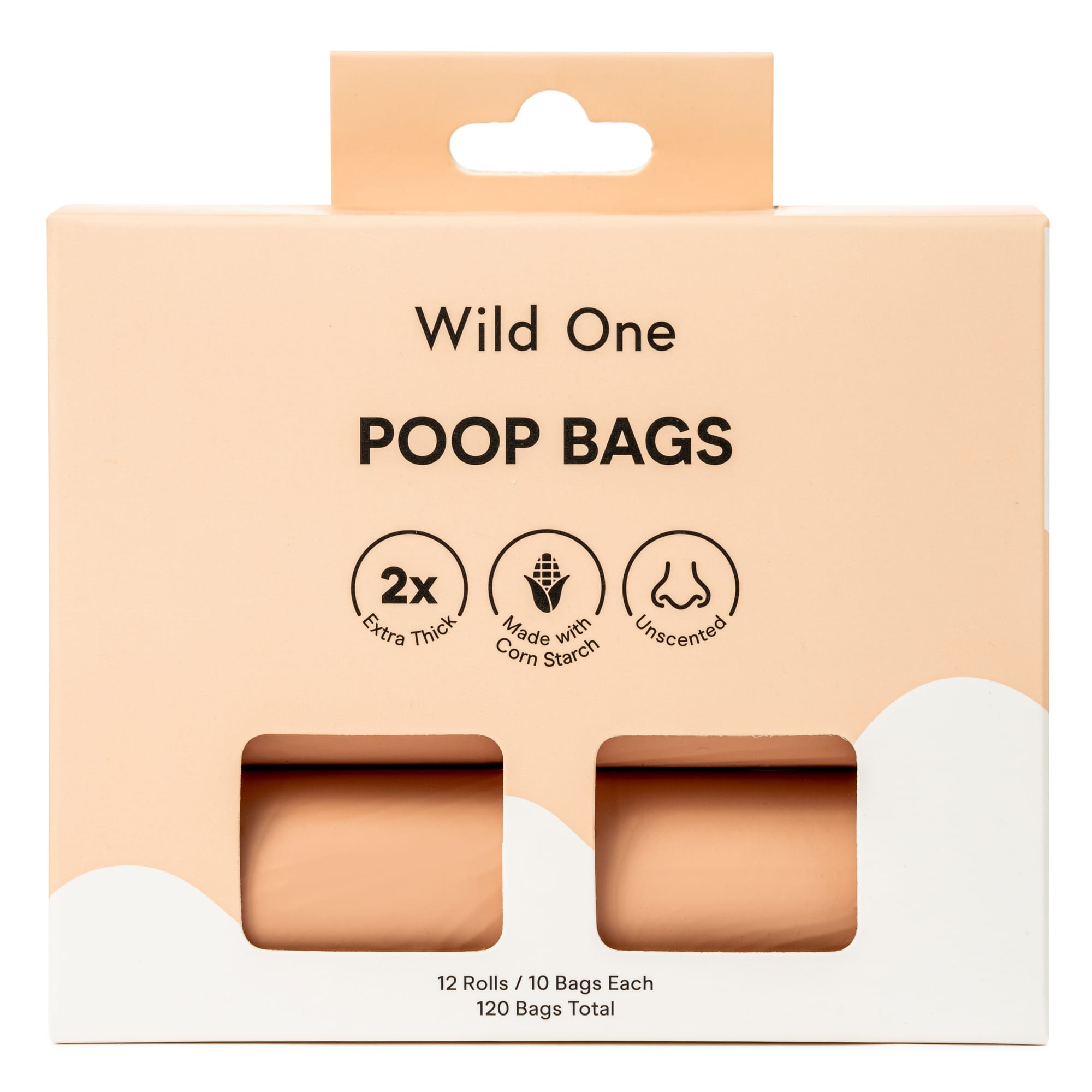 Wild One Eco-friendly Poop Bags for Dogs， Count of 120