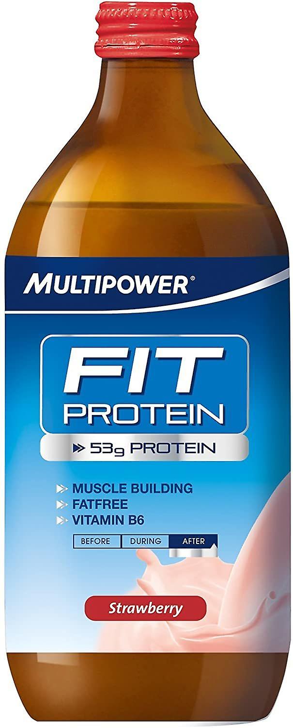 Multipower Fit Protein 500 ml Strawberry 12 units