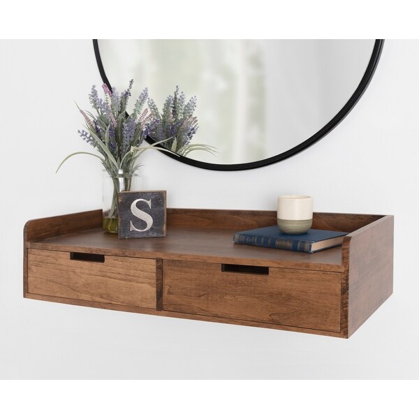 Kate and Laurel Kitt Floating Shelf Console Table