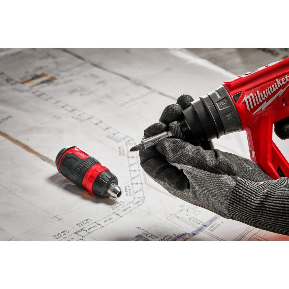 Milwaukee 8-in-1 Ratcheting Compact Multi-Bit Screwdriver 48-22-2913 from Milwaukee