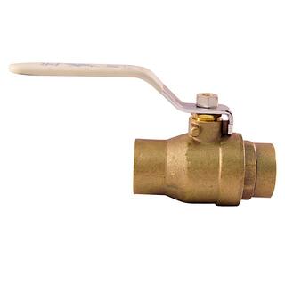 Apollo 1 in. Brass SWT x SWT Ball Valve Solder Full-Port THD94A205