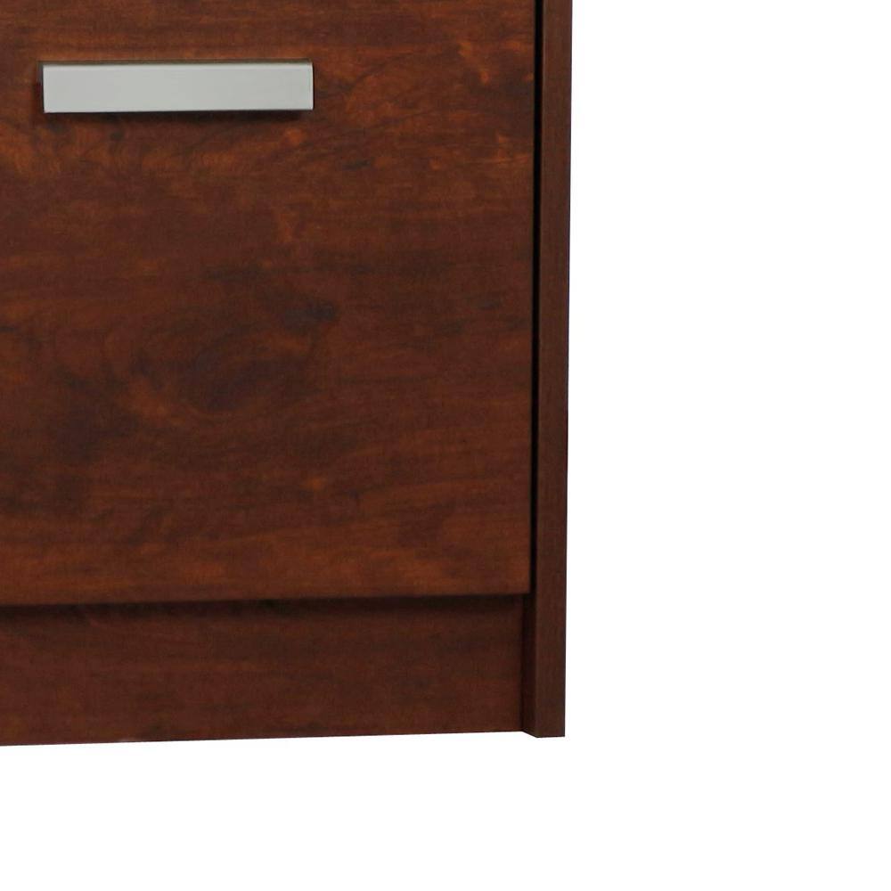 SAINT BIRCH Kenneth Cherry and Gray Oak File Cabinet SBSD4325MFCG