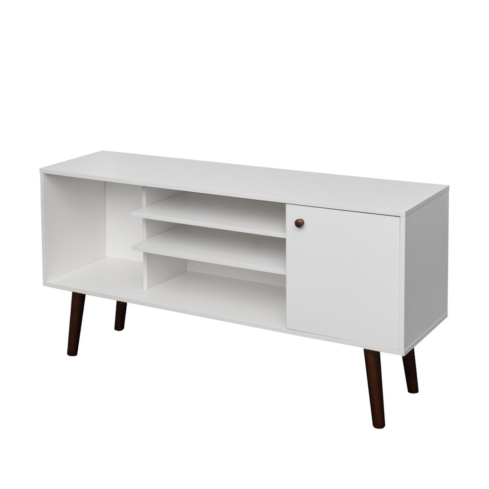 TV Stand Use in Living Room Furniture with 1 storage and 2 shelves