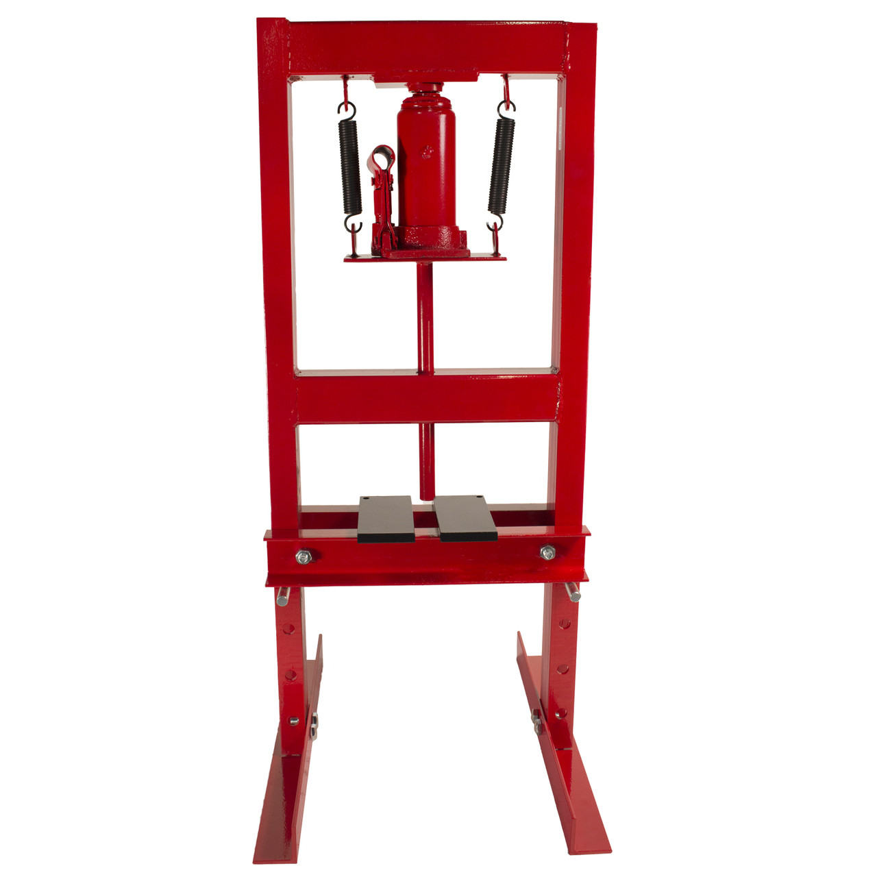 Dragway Tools 6-Ton Hydraulic Shop Press Benchtop with Plates H Frame