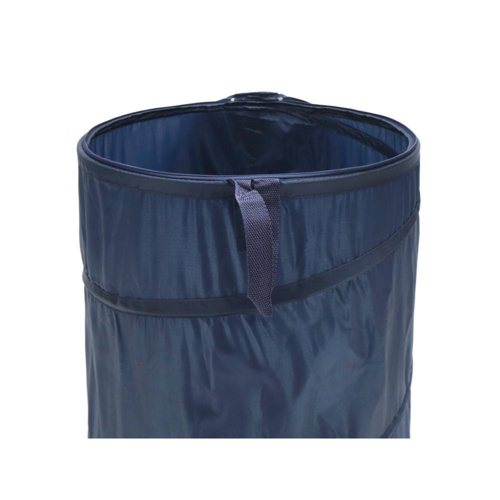 REDMON Since 1883 The Original Bongo Bag Navy Collapsible Polyester Hamper with Lid 6116NV