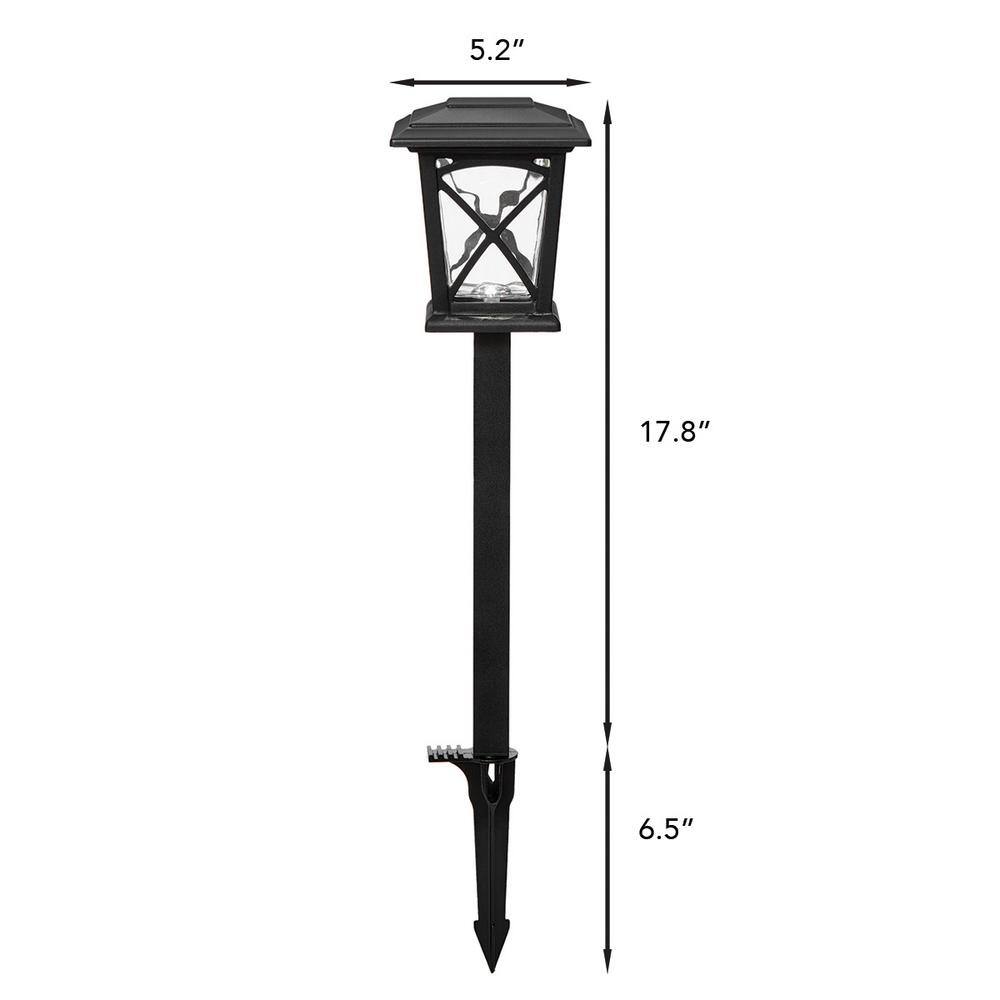 Hampton Bay Black Springs Low Voltage Black LED Path Light 99160