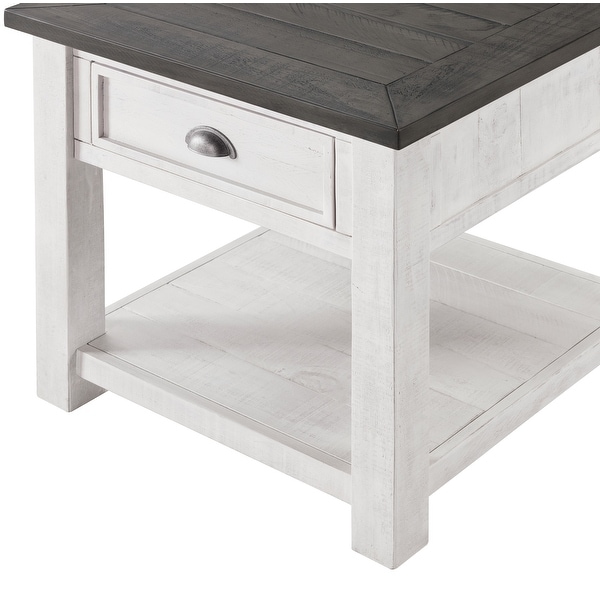 The Gray Barn Downington Solid Wood End Table