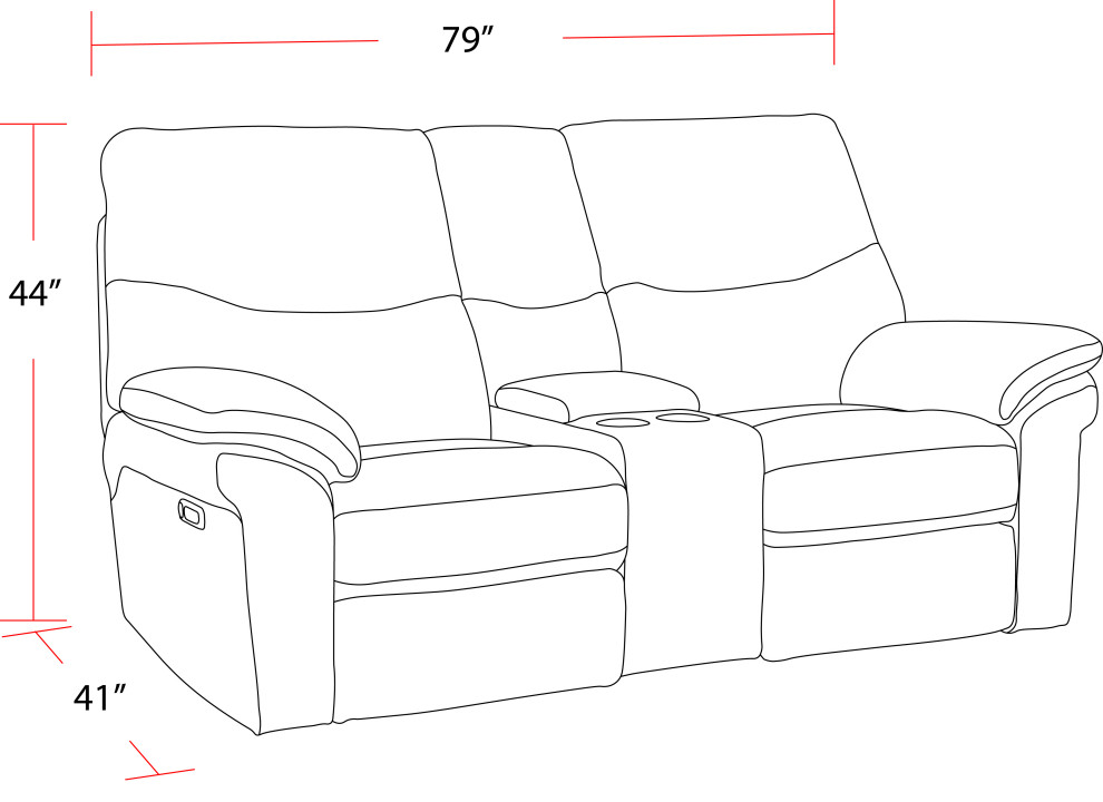 Parker Living Bryant Power Console Loveseat   Transitional   Loveseats   by Parker House  Houzz