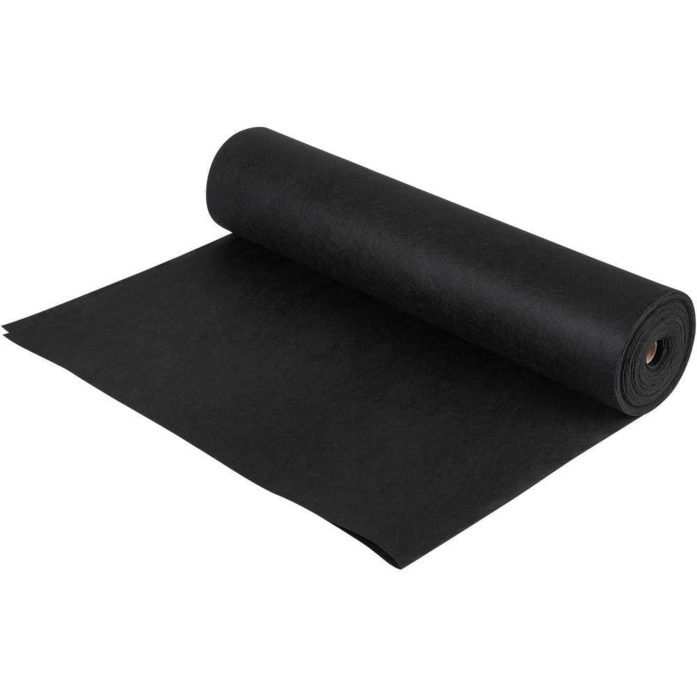 VEVOR 4 ft. x 100 ft. Geotextile Landscape Fabric 8 oz. Heavy-Duty Needle-Punched PP Garden Weed Barrier Fabric Black TGBYCYCW41008LUREV0