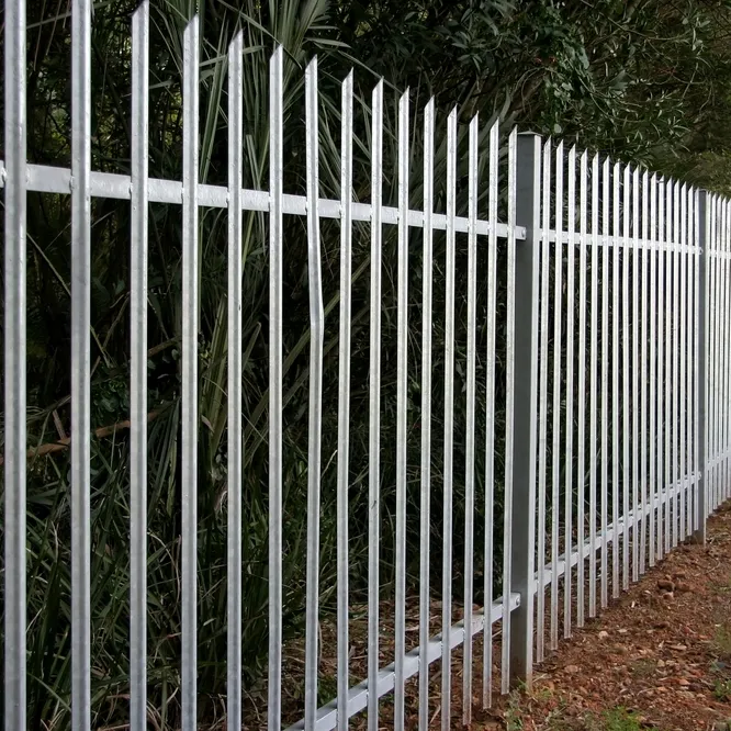 Security Zinc Steel Galvanized Security Zinc Steel Fence Protective Fence Courtyard Factory Supply