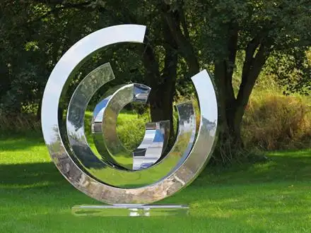 Custom metal crafts outdoor statue Stainless steel Garden decoration supplies metal sculptures for sale