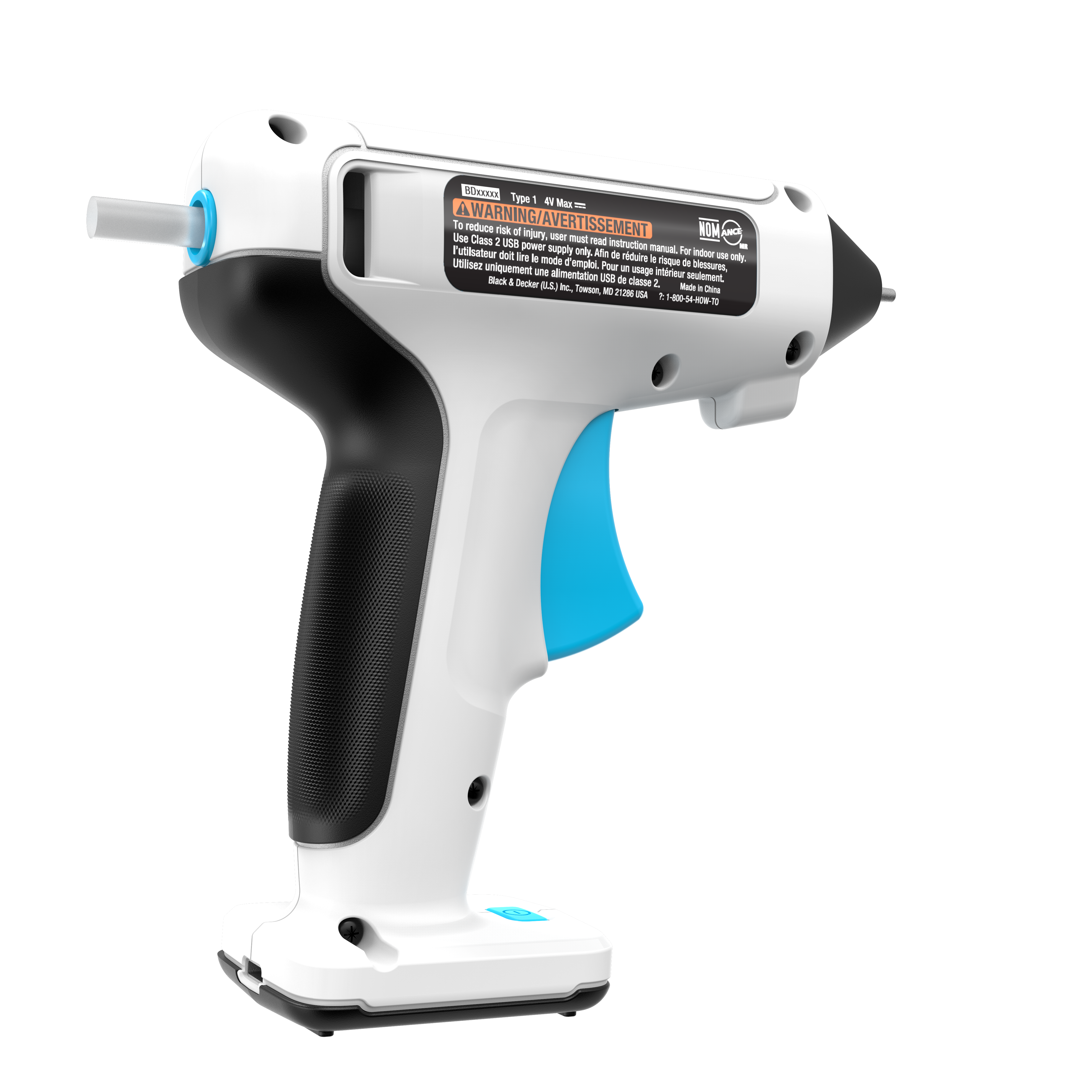 4V MAX* Cordless Glue Gun, USB Rechargeable