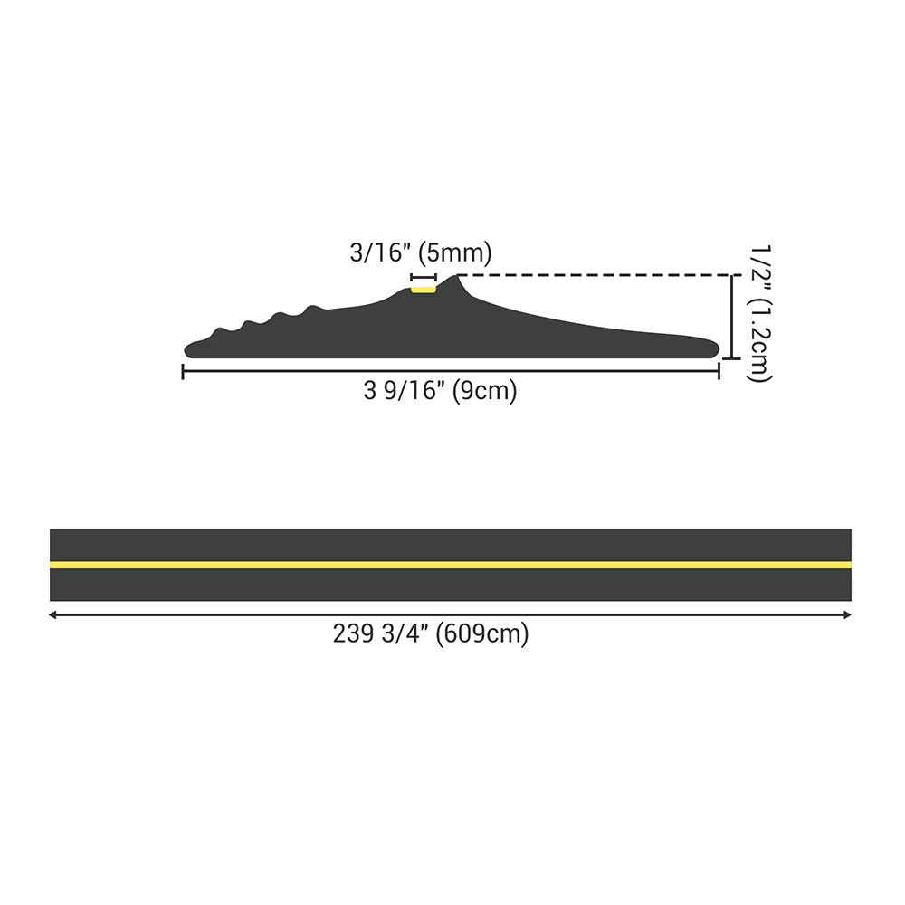 Yescom Garage Door Weather Seal Floor Threshold Strip