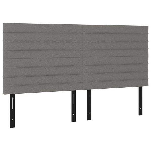 vidaXL Headboard Dark/Light Gray 39.4