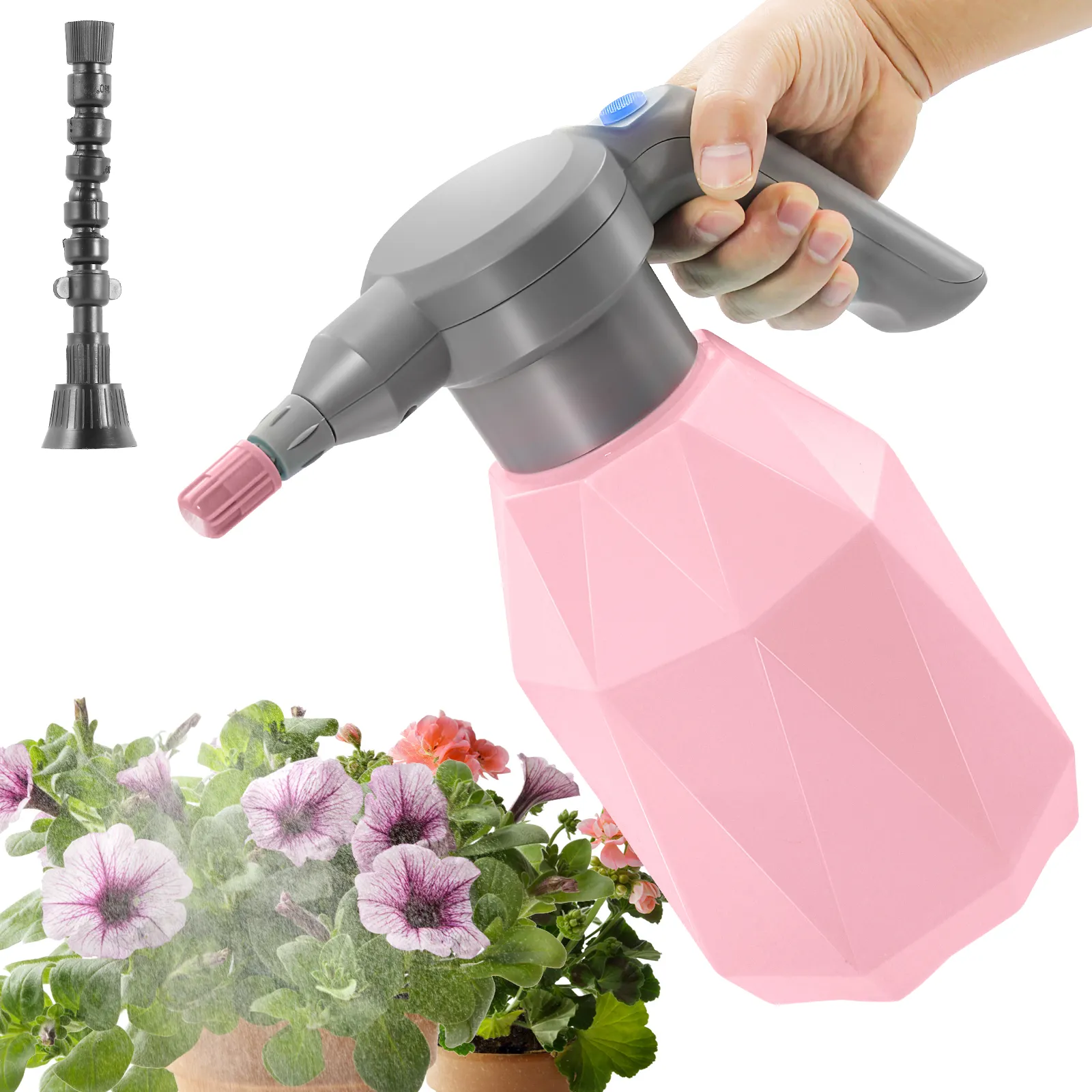 Sylstar Manufacture Plastic Bottle Lithium Battery Portable Electric Ceramic Spray Cleaning Agricultural Garden Sprayer