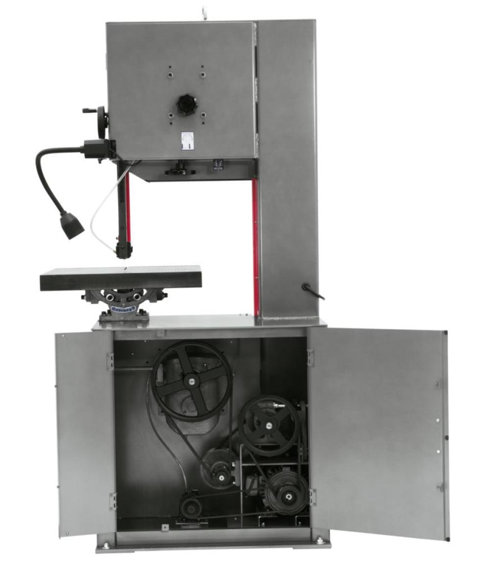 VBS-2012 20 In. Vertical Bandsaw， 2 HP， 230/460 V， 3 Ph， 230/460 V ;