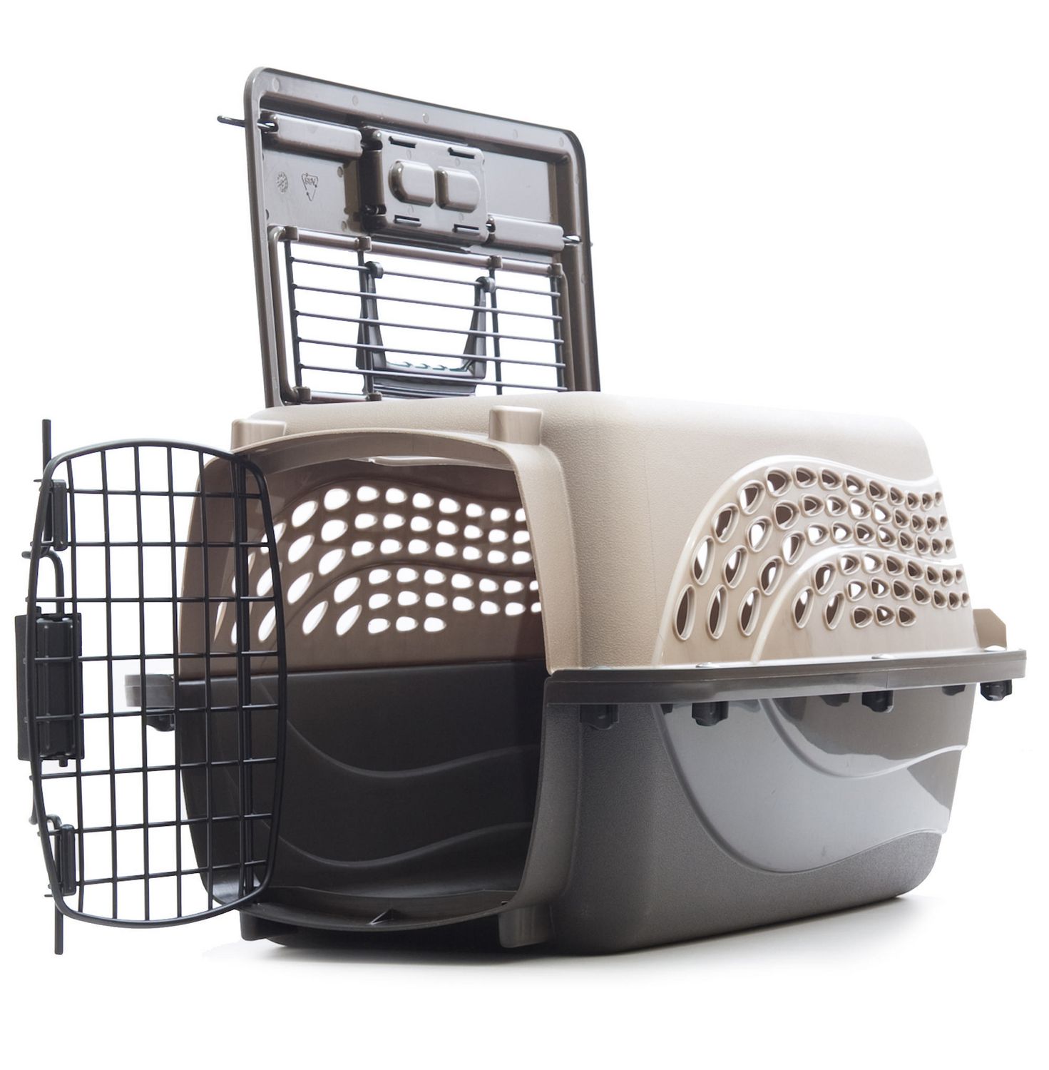 Petmate Two Door Pet Kennel for Pets up to 15 Pounds - Tan