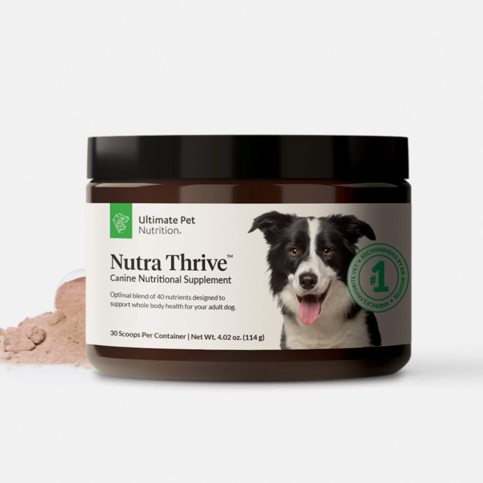 Ultimate Pet Nutrition Nutra Thrive Supplement for Dogs， 4.02 oz.