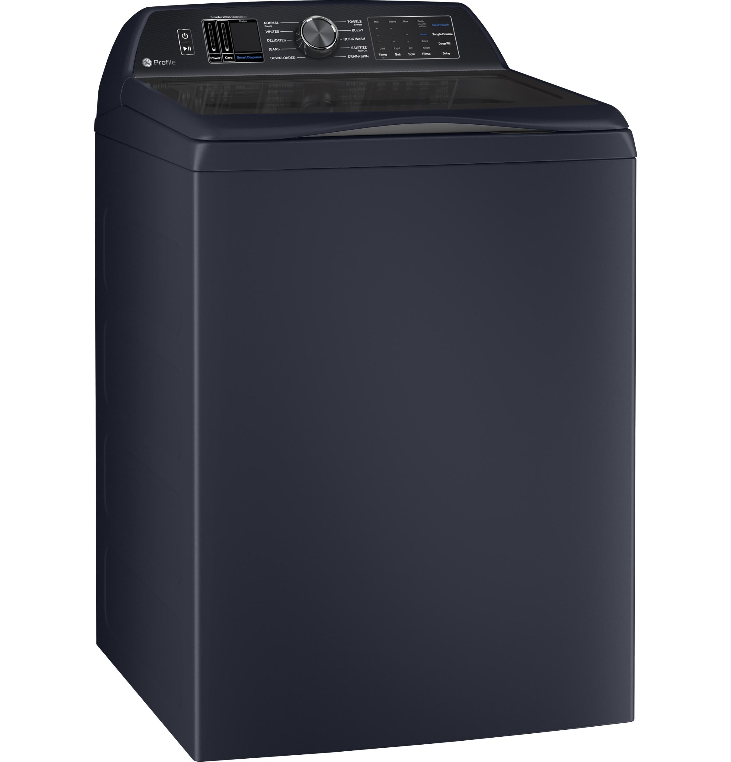 Ge Appliances PTW800BPWRS Ge Profile™ Energy Star® 5.4 Cu. Ft. Capacity Washer With Smarter Wash Technology And Adaptive Smartdispense