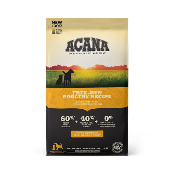 ACANA Free Run Poultry Formula Grain Free Dry Dog Food