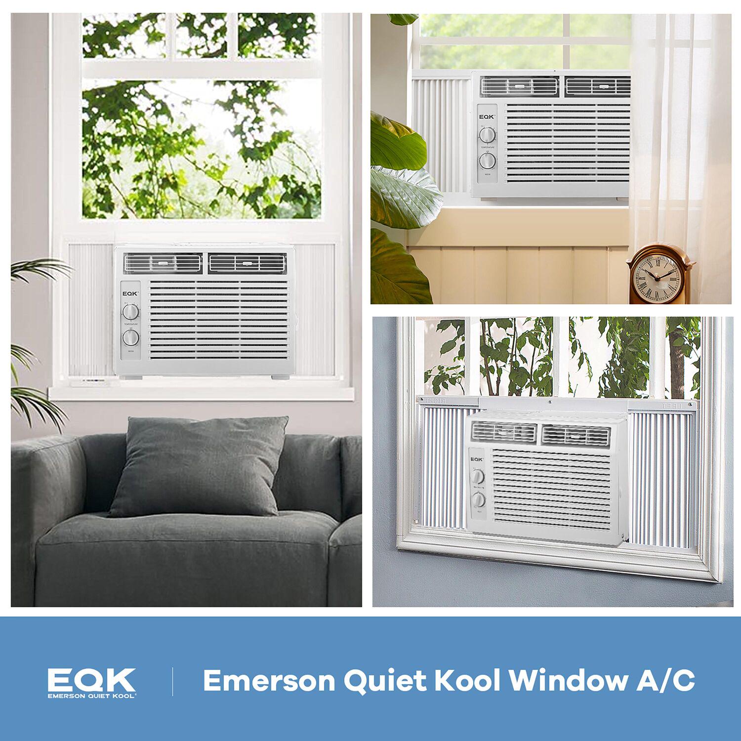 Emerson Quiet Kool 5000 BTU 115V Window Air Conditioner with Mechanical Rotary Controls