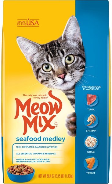 Meow Mix Seafood Medley Dry Cat Food