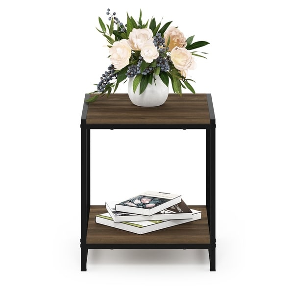 Furinno Camnus Modern Living 2-Tier End Table