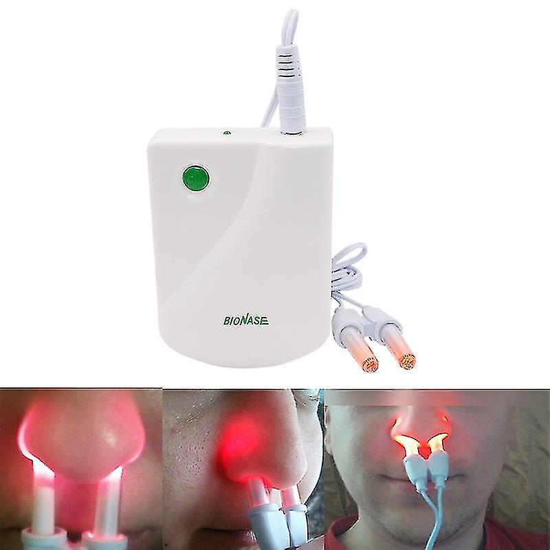 Nose Rhinitis Sinusitis Cure Therapy Nose Massage Hay Fever Low Frequency Pulse Laser Runny Sneeze Treatment Machine Health Care