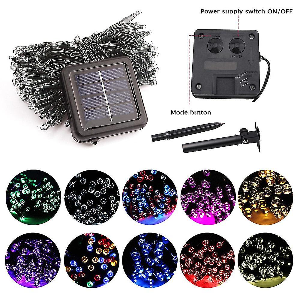 50/100/300 Led Solar Fairy Lights Outdoor Garden Waterproof Street Garland Houses Christmas Decorations String Light Strip Chain