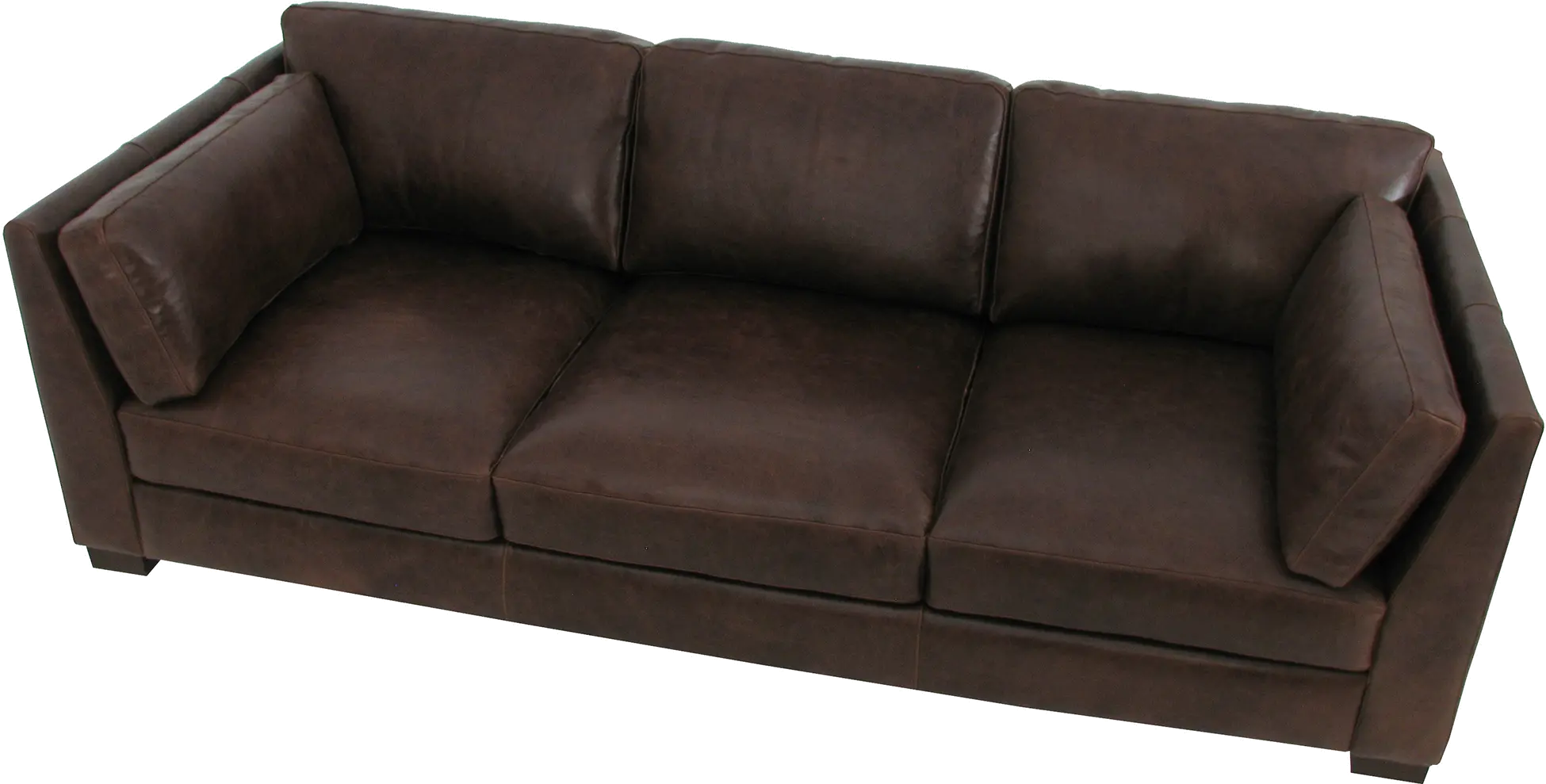 Utah Brown Leather Sofa