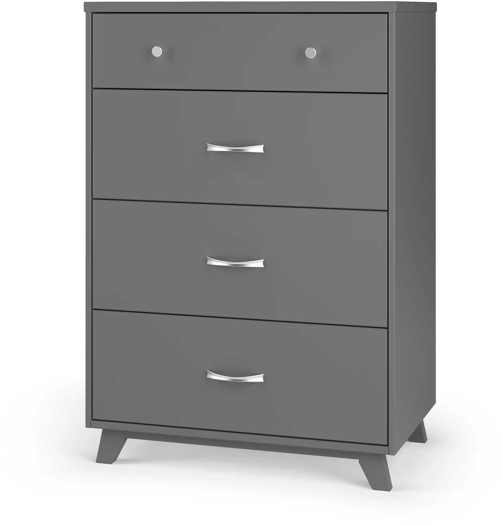 Soho Cool Gray 4 Drawer Chest of Drawers